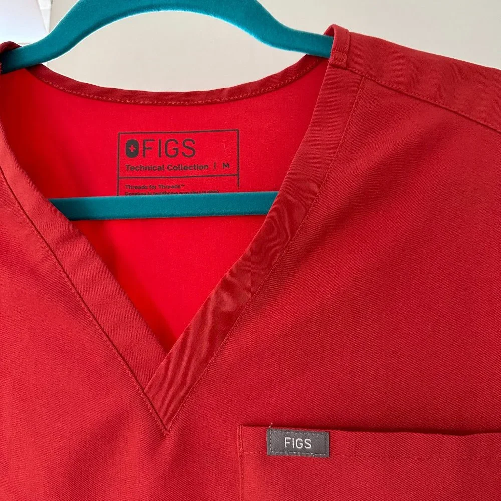 Figs Women's Scrub Set Catarina and Yola in Clay M - Picture 4 of 8